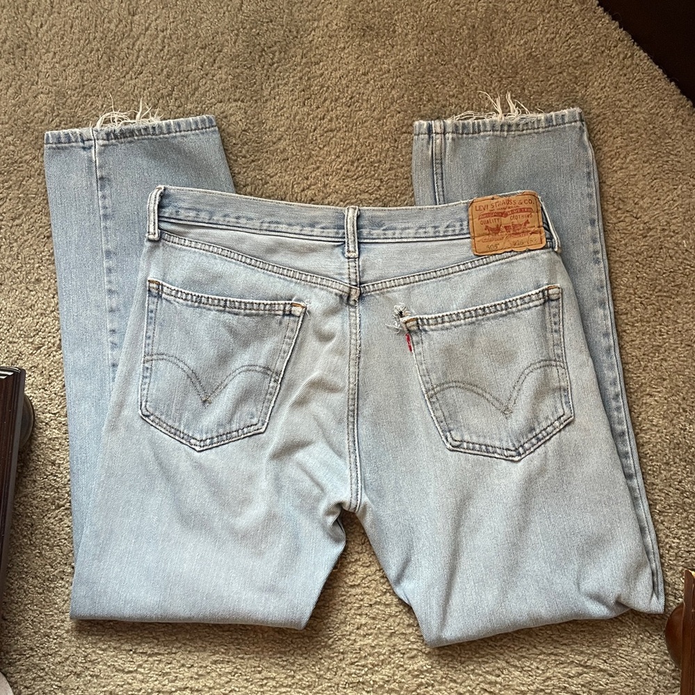 Levi's Women's 505 Straight Fit Jeans